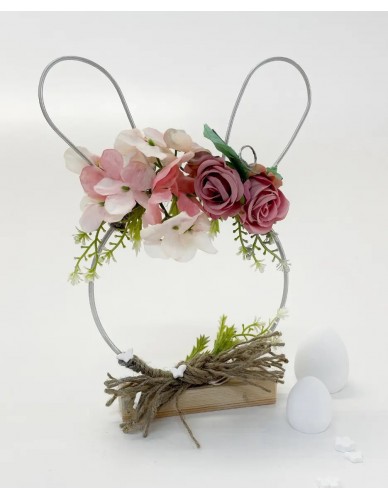 ΜΕΤΑΛΛΙΚΟ BUNNY HEAD ΡΟΖ