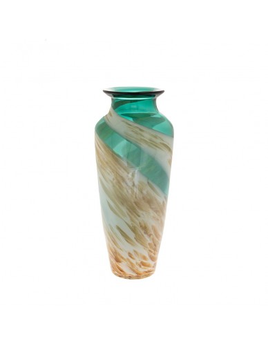 ΓΥΑΛΙΝΟ ΔΙΑΦΑΝΟ -ΤΥΡΚΟΥΑΖ-ΚΡΕΜ ΒΑΖΟ Φ16Χ36,5ΕΚ