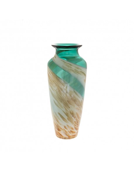 ΓΥΑΛΙΝΟ ΔΙΑΦΑΝΟ -ΤΥΡΚΟΥΑΖ-ΚΡΕΜ ΒΑΖΟ Φ16Χ36,5ΕΚ