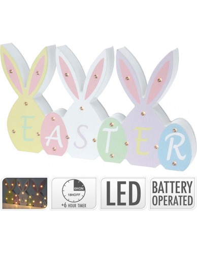 TABLE DECO EASTER 25CM.LED