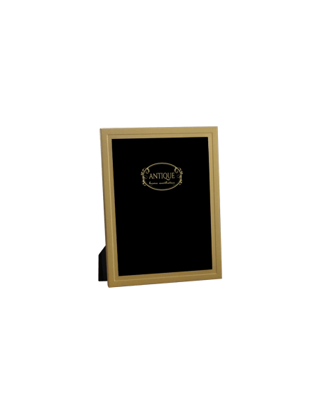 Golden Style! Μεταλλική κορνίζα με χρυσό ματ φινίρισμα και βελούδινη πλάτη!  13Χ18CM