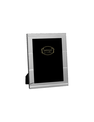 Silver Style! Μεταλλική κορνίζα με ασημί γυαλιστερό φινίρισμα και βελούδινη πλάτη15X20