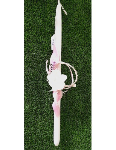 ΛΑΜΠΑΔΑ ΟΡΧΙΔΕΑ ΑΣΠΡΗ,ΜΕ ΡΟΖ ΚΛΑΔΑΚΙ Ν2