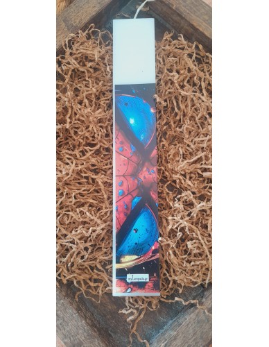 ΕΚΤΥΠΩΜΕΝΗ ΛΑΜΠΑΔΑ  O  SPIDERMAN ,VINTAGE