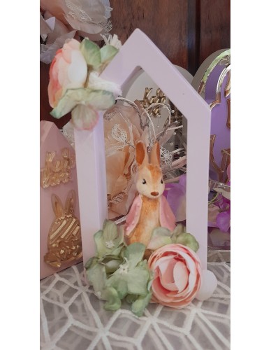 ΣΠΙΤΑΚΙ ΠΛΑΙΣΙΟ PETER RABBIT ΡΟΖ