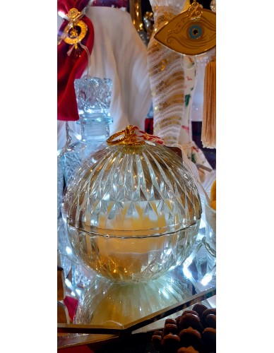 ΜΠΑΛΛΑ ΓΥΑΛΙΝΗ ΣΕ ΚΙΤΡΙΝΟ