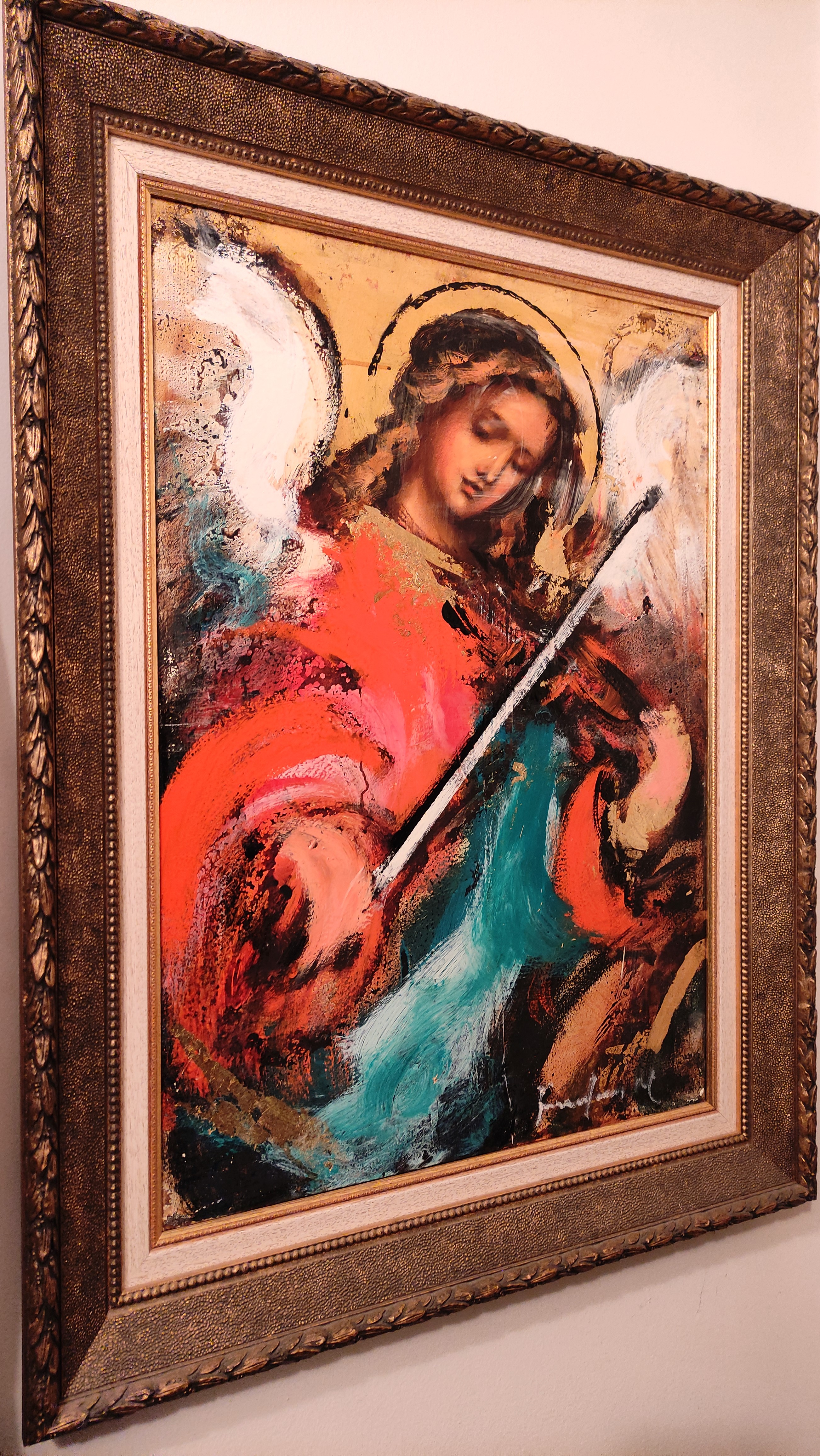 Πίνακας ζωγραφικής με κορνίζα μέτρου